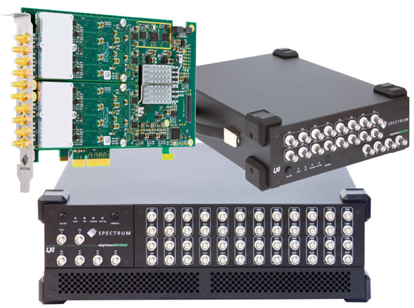 Spectrum数字化仪可用于快速声学和机电一体化,速度可达5MS/s