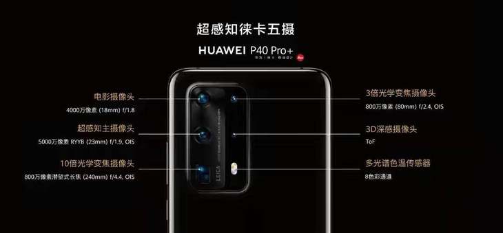 2020最强影像旗舰上市： 华为P40 Pro+10倍光学变焦再开行业先河