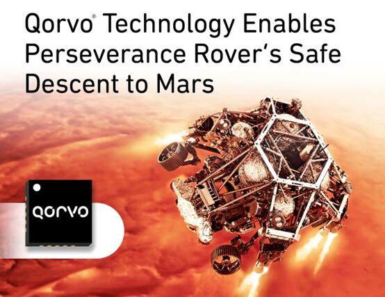 Qorvo®技术助力毅力号火星探测器安全着陆