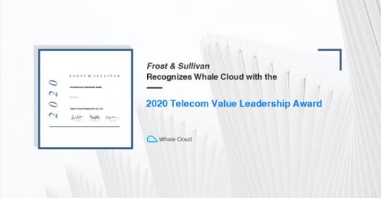 浩鲸科技荣膺Frost & Sullivan “2020电信客户价值领导力奖”