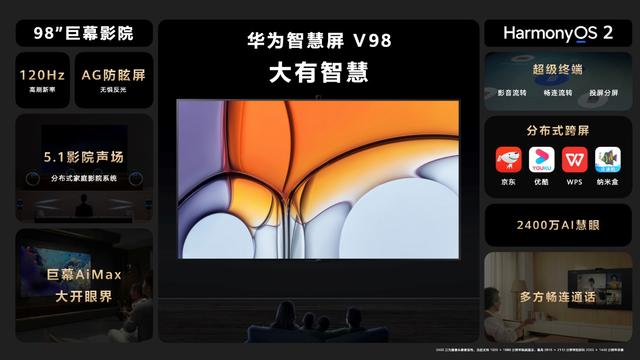 不止智慧 华为智慧屏 V75 Super实力诠释华为巅峰音画新体验