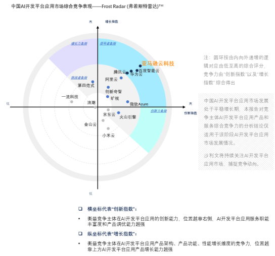 亚马逊云科技位居中国AI开发平台榜首