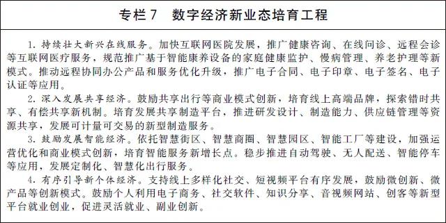 国务院印发《“十四五”数字经济发展规划》