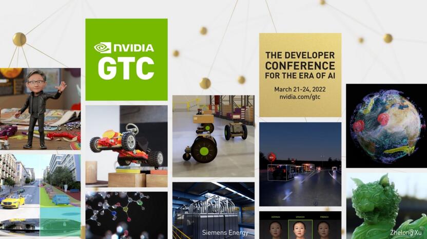 NVIDIA GTC 2022 将呈现首席执行官黄仁勋的主题演讲、新产品发布、900 余场行业和 AI 领军者会议