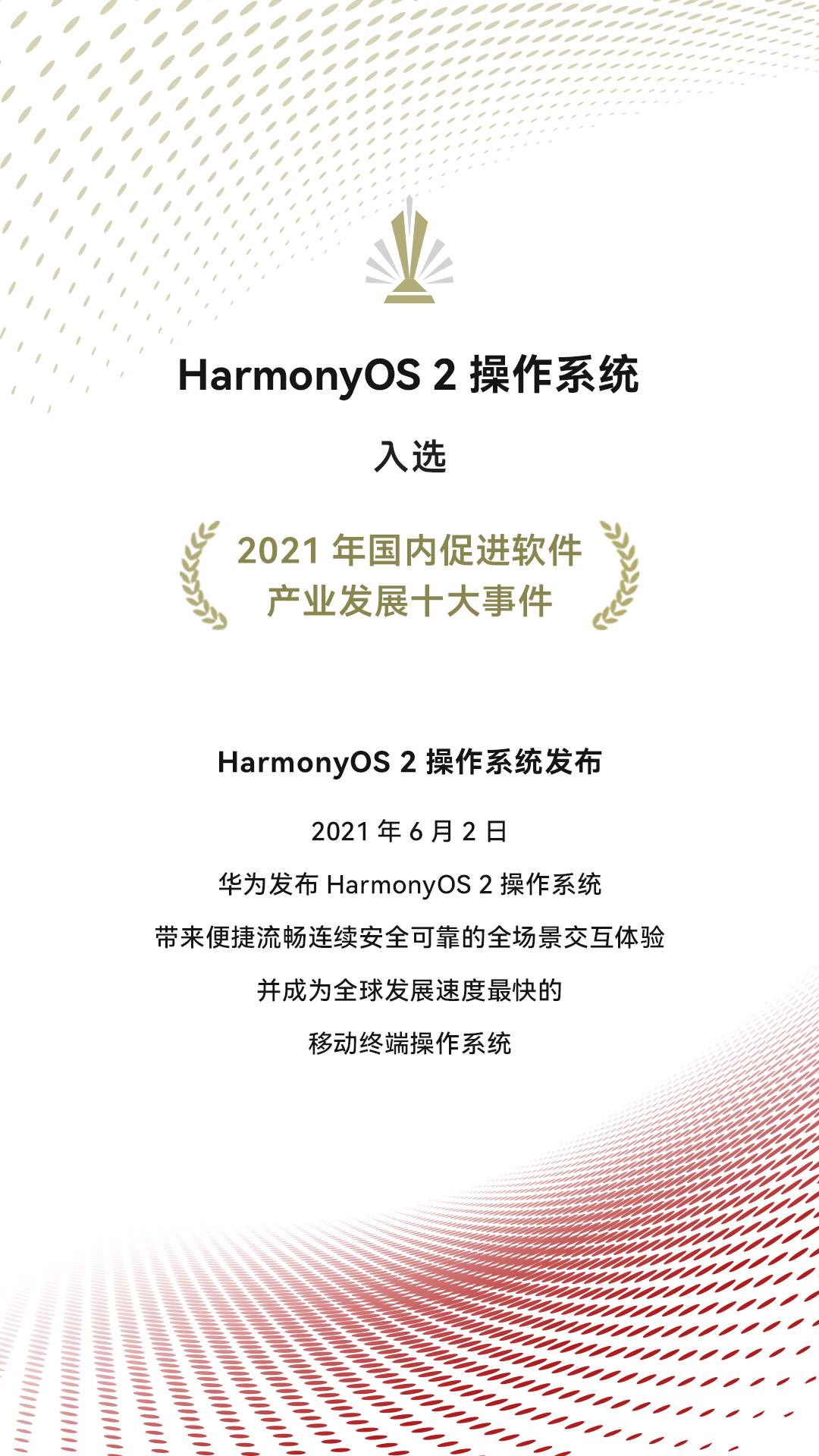 2021年国内促进软件产业发展十大事件出炉，HarmonyOS 2入选