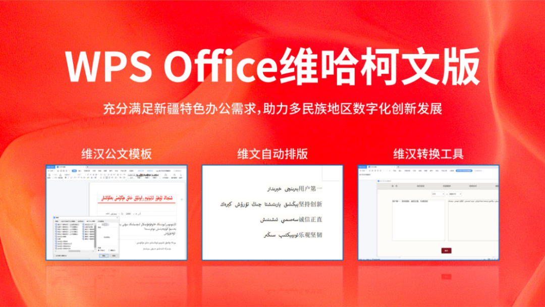 WPS Office维哈柯文版正式发布