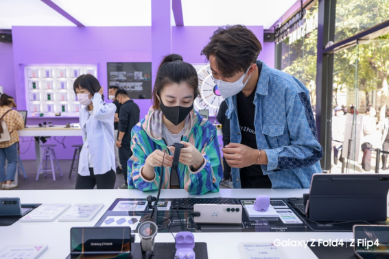 空降沈阳、哈尔滨双城 快来三星Galaxy折叠屏新品快闪体验店探寻新品黑科技