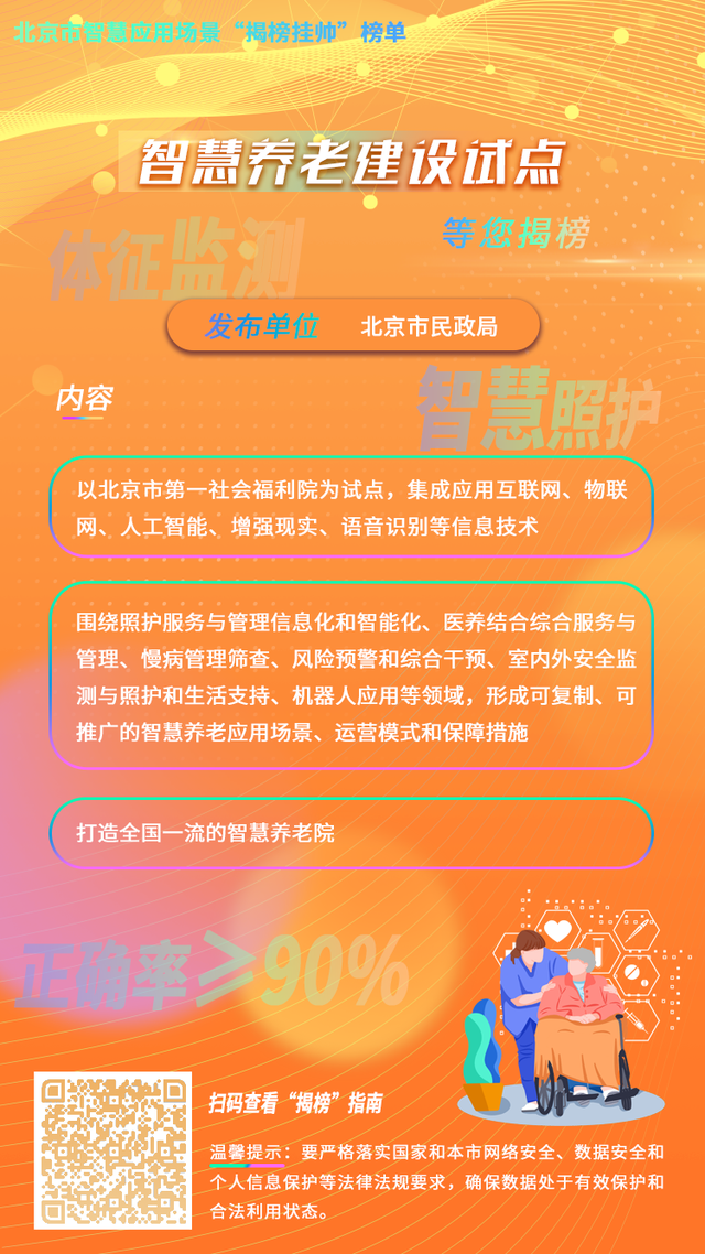 推动“智慧城市2.0”建设，北京发布10个智慧应用场景“揭榜挂帅”榜单！