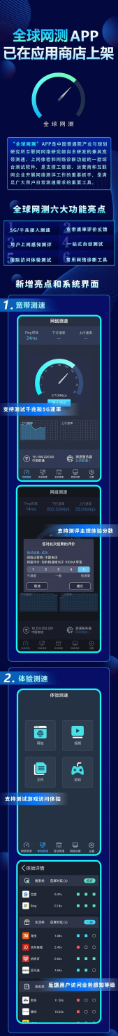 中国信通院“全球网测”APP正式上线