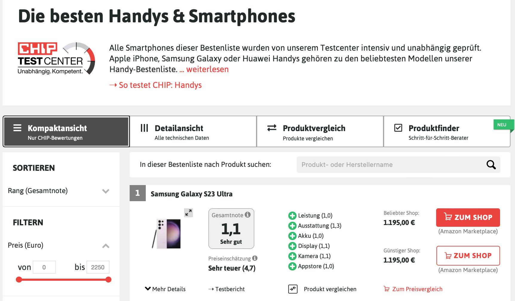 德国专业媒体评三星Galaxy S23 Ultra：堪称完美的智能手机