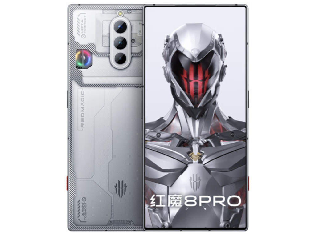 4999 元起，红魔 8 Pro 系列手机氘锋透明银翼版今日开售