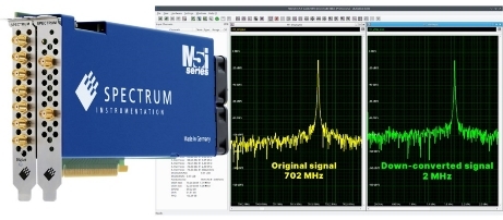 Spectrum仪器数字化仪可通过GPU进行连续数字下变频