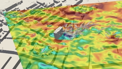 革命性3D湍流风模拟器使用激光雷达系统获取现实世界的真实数据