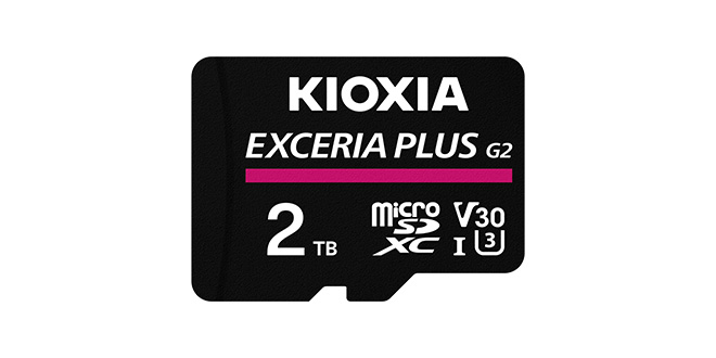 铠侠发布 2TB microSDXC 存储卡