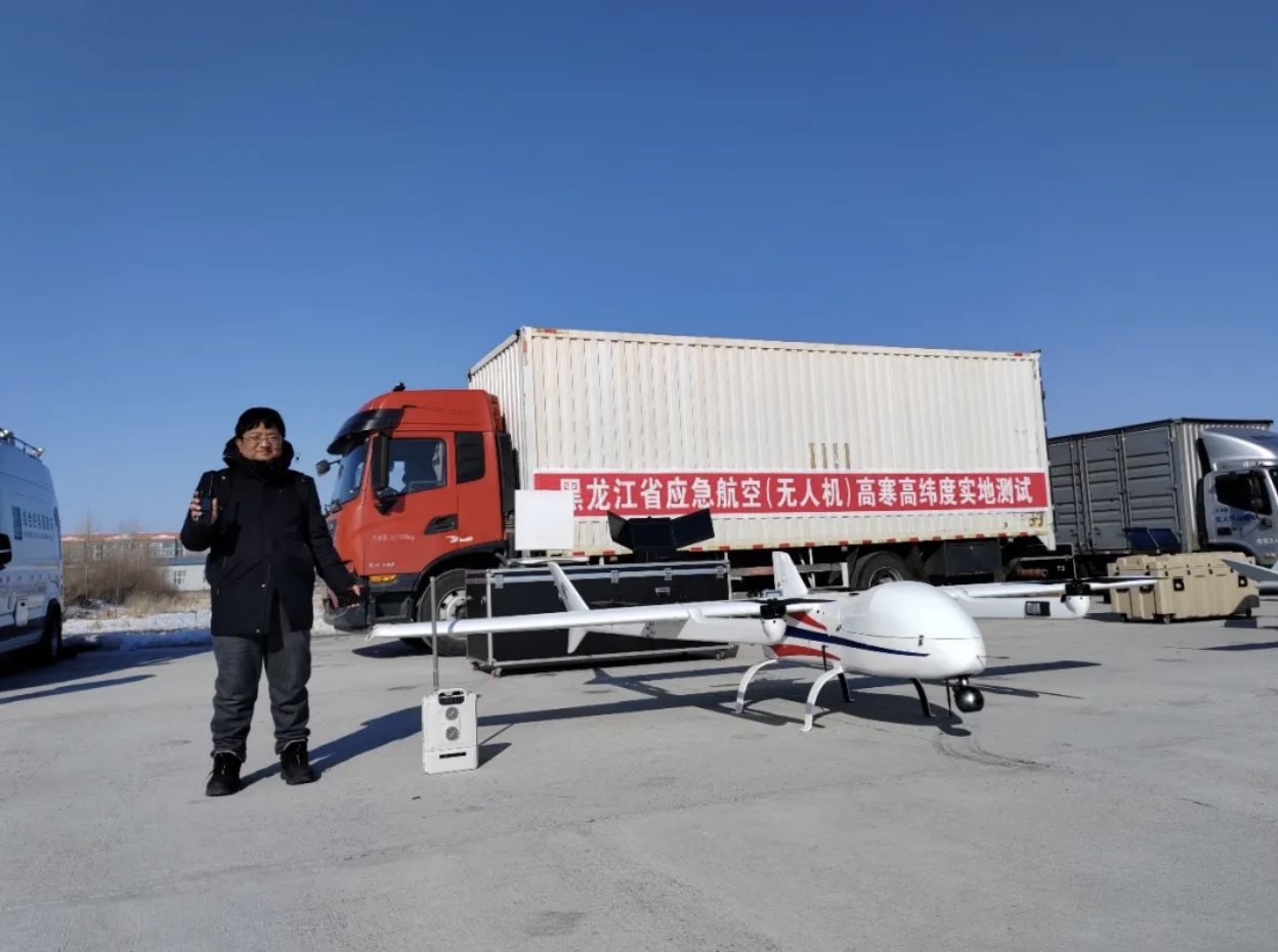 海能达一体化便携式PDT集群基站保障黑龙江省开展无人机能力测试