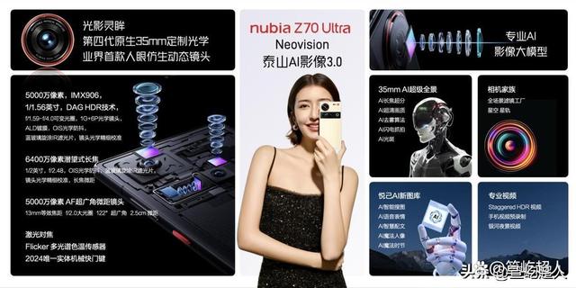 全面好屏 真Ai 努比亚Z70 Ultra正式发布